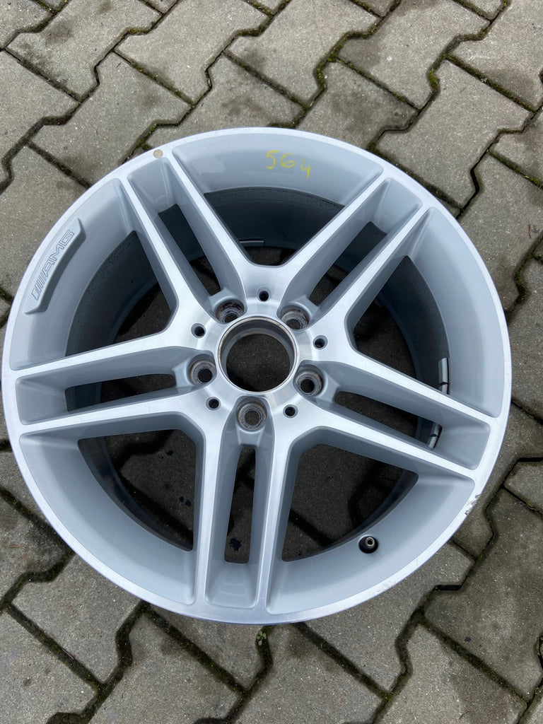 4x Alufelge 17 Zoll 8.5" 5x112 58ET Glanz A2044012400 Mercedes-Benz Amg