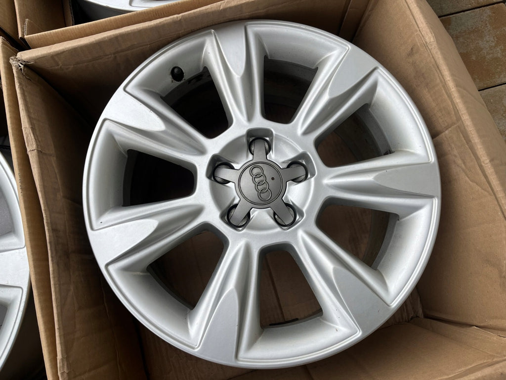 4x Alufelge 17 Zoll 8.0" 5x112 26ET Glanz Silber 8K0601025BL Audi A5 A6 FEL3803625720jj