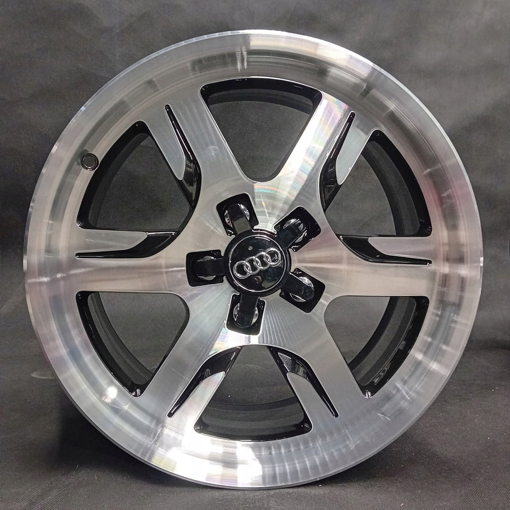 4x Alufelge 17 Zoll 7.5" 5x112 28ET Glanz Silber 8T0601025 Audi A5 Rim Wheel FEL3801520603li