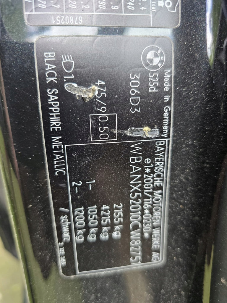 Motor BMW E60 E90 M57D30 3.0 197PS 234TKm 2007 Diesel Engine Unkomplett