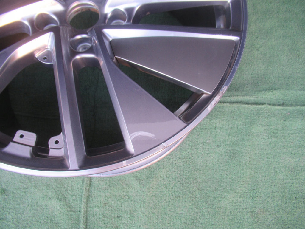 1x Alufelge 21 Zoll 9.5" 5x130 60ET Glanz Graphit 4J3601025J Audi E-Tron Gt FEL7670389762yy