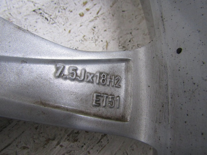1x Alufelge 18 Zoll 7.5" 5x112 51ET 5F0601025AA Seat Leon Rim Wheel FEL9808325329az