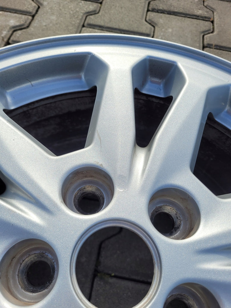 1x Alufelge 16 Zoll 6.5" 5x108 50ET Glanz Silber KT1C1007 Ford Transit Connect FEL6196248838mu