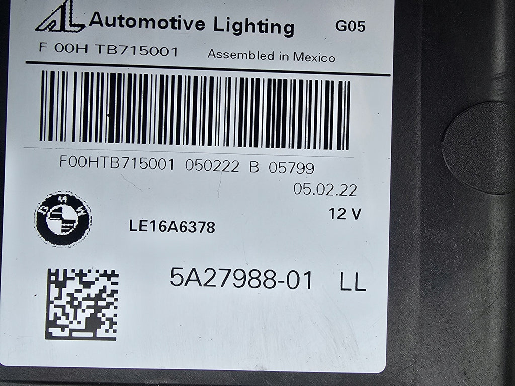 Frontscheinwerfer BMW X5 G05 G06 5A27988-01 Rechts Scheinwerfer Headlight SCH4867061365uf