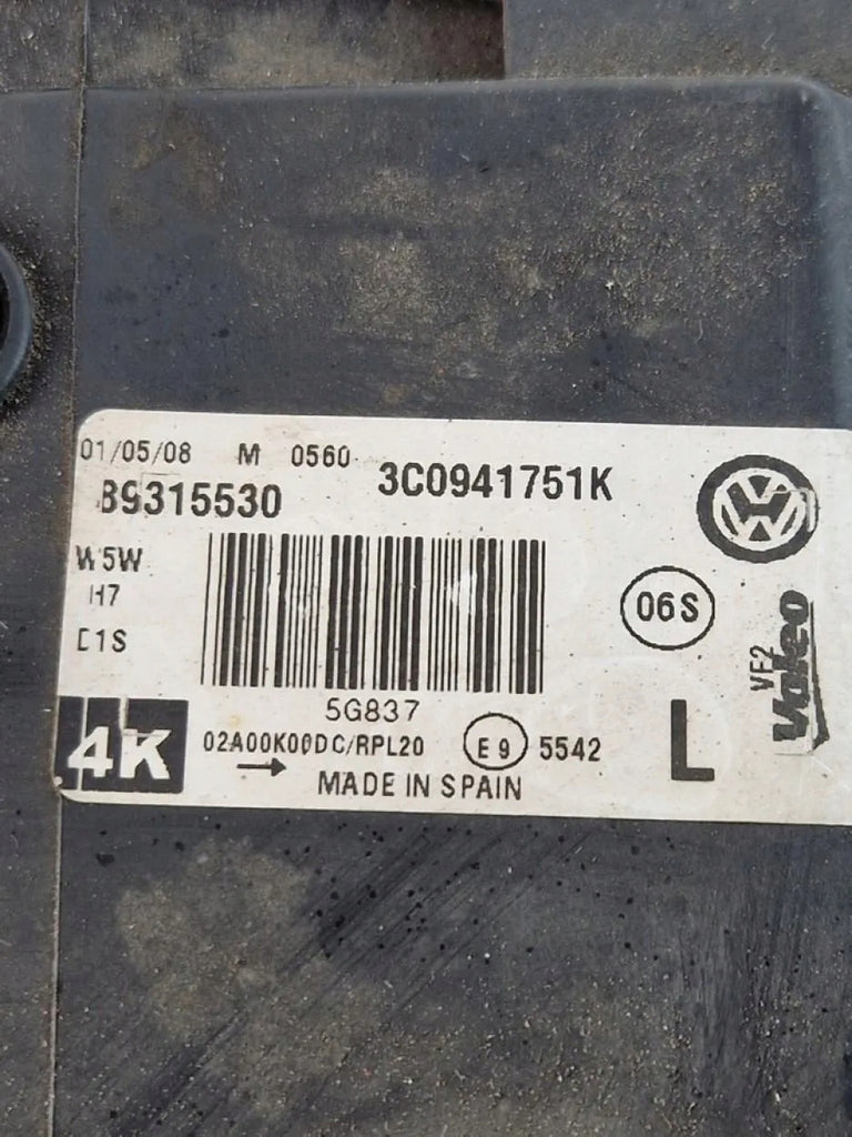 Frontscheinwerfer VW Passat 3C0941751K Links Scheinwerfer Headlight SCH1537568109ll