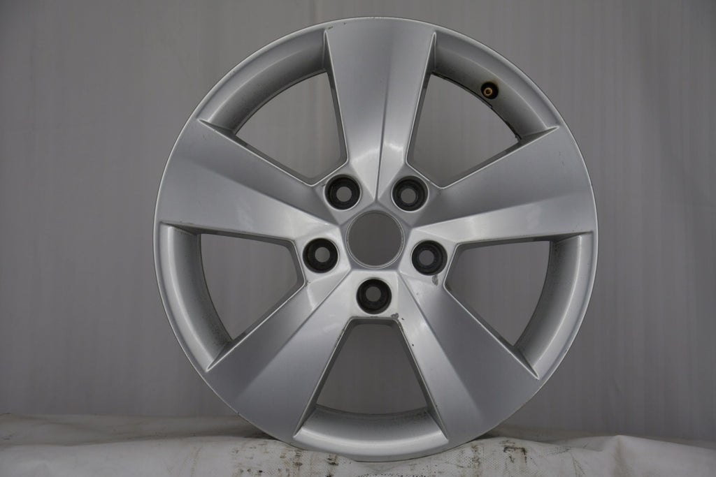 1x Alufelge 16 Zoll 6.5" 5x112 41ET Glanz Silber 3V0601025 Skoda I Rim Wheel FEL9410905628cp