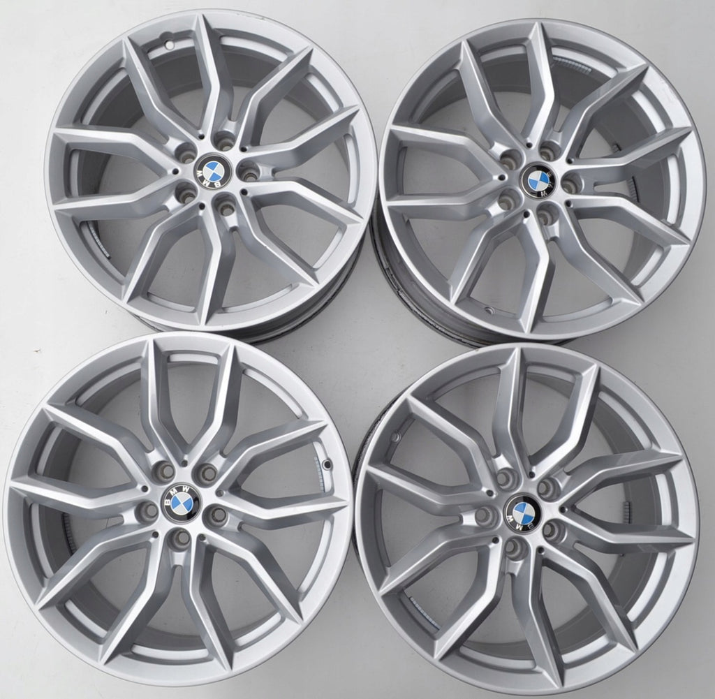4x Alufelge 19 Zoll 9.0" 5x112 38ET Glanz Silber 6880685 BMW X5 G05 G06 FEL2008645860xv