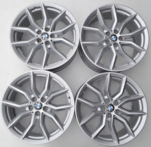Laden Sie das Bild in den Galerie-Viewer, 4x Alufelge 19 Zoll 9.0" 5x112 38ET Glanz Silber 6880685 BMW X5 G05 G06 FEL2008645860xv