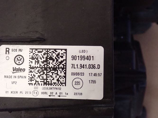 Frontscheinwerfer VW T6 7L1941036D full LED Rechts Scheinwerfer Headlight