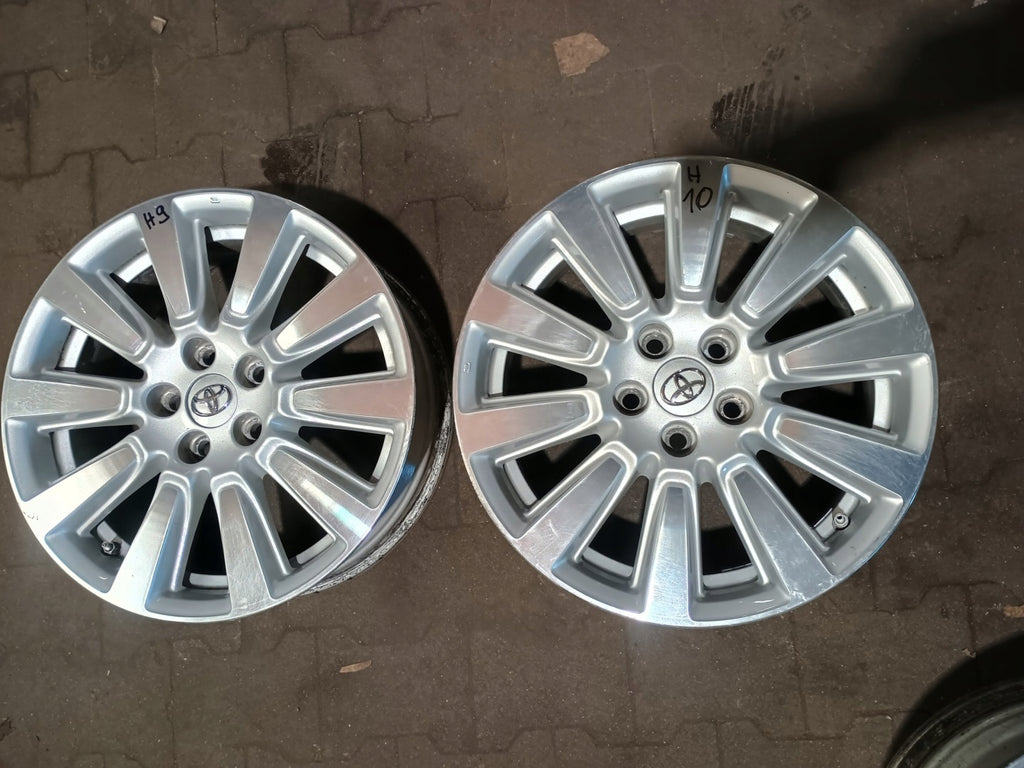1x Alufelge 18 Zoll 7.0" 5x114.3 35ET Glanz Silber Toyota Sienna Rim Wheel FEL6427911013cd