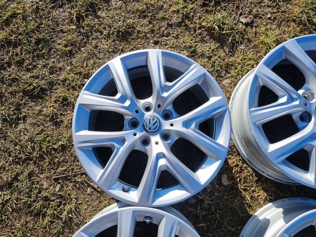 4x Alufelge 17 Zoll 6.5" 5x112 39ET Silber 6856076 Audi Rim Wheel FEL4289197198ew