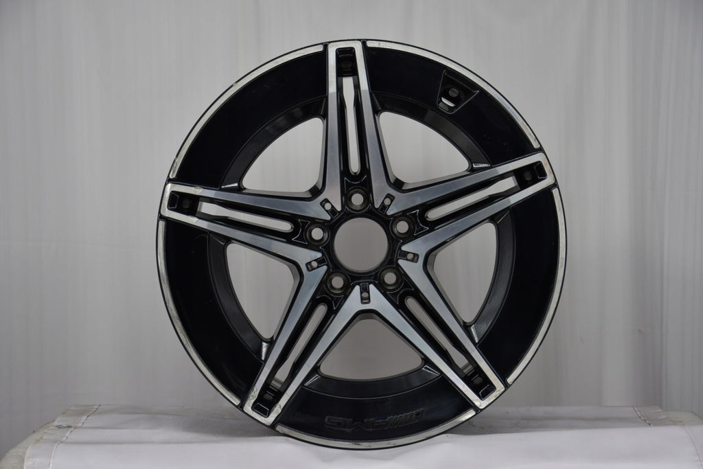 1x Alufelge 18 Zoll 9.0" 5x112 58ET Glanz Graphit A2064016600 Mercedes-Benz FEL5214415135ov