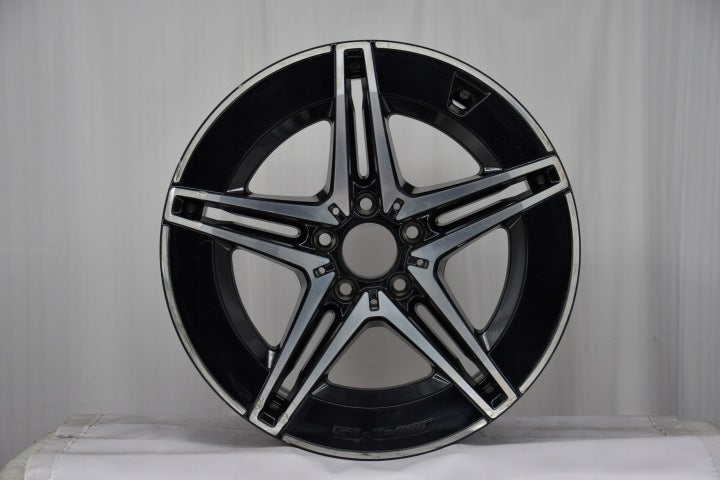 1x Alufelge 18 Zoll 9.0" 5x112 58ET Glanz Graphit A2064016600 Mercedes-Benz FEL5214415135ov
