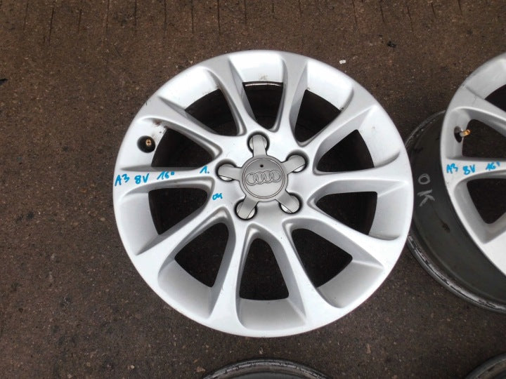 4x Alufelge 16 Zoll 6.5" 5x112 56ET 8V0601025BM Audi A3 Rim Wheel FEL4797140961gr