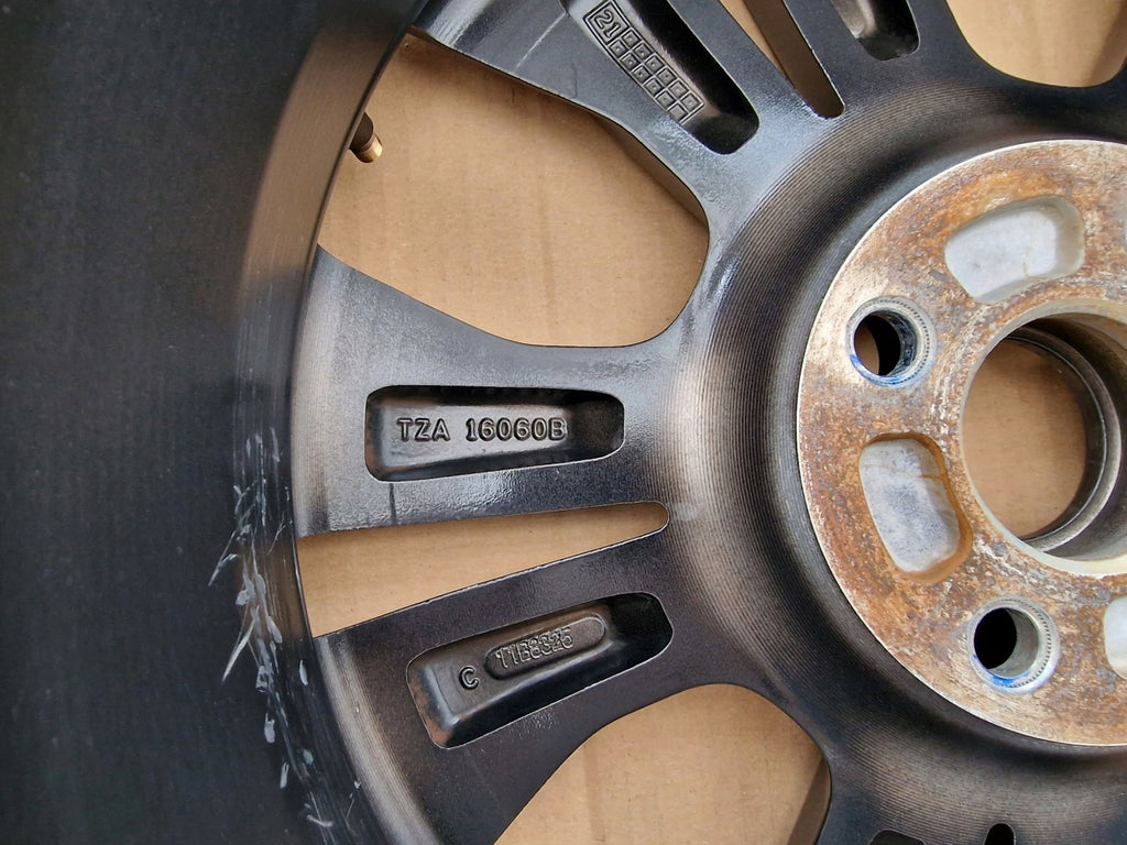 1x Alufelge 16 Zoll 6.0" 4x100 Glanz TZA16060B Honda Jazz Rim Wheel FEL1808285456rx