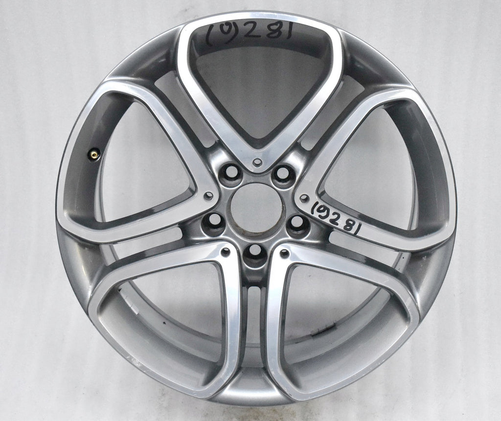 1x Alufelge 18 Zoll 8.5" 5x112 49ET Glanz Grau A2074012602 Mercedes-Benz Amg Mg