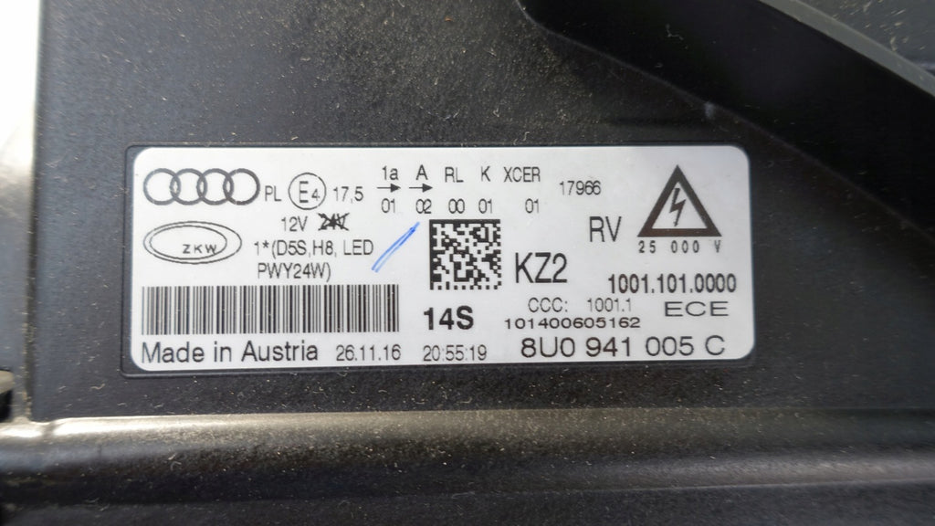 Frontscheinwerfer Audi Q3 8U0941005C Xenon Links Scheinwerfer Headlight SCH9818799621qc