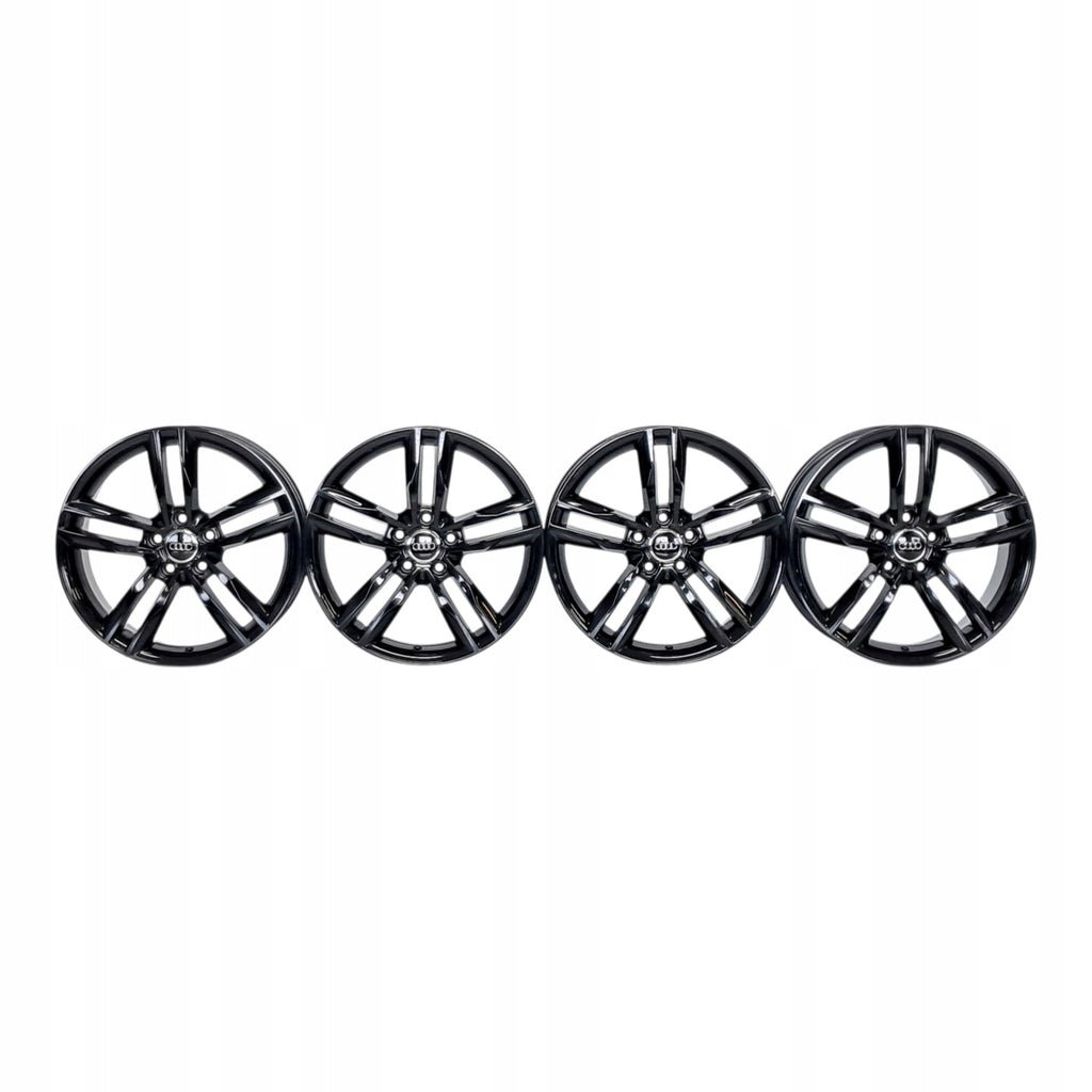 4x Alufelge 18 Zoll 8.0" 5x112 35ET Glanz Schwarz 8K0601025 Audi A4 B7 Rim Wheel FEL6694529644vs