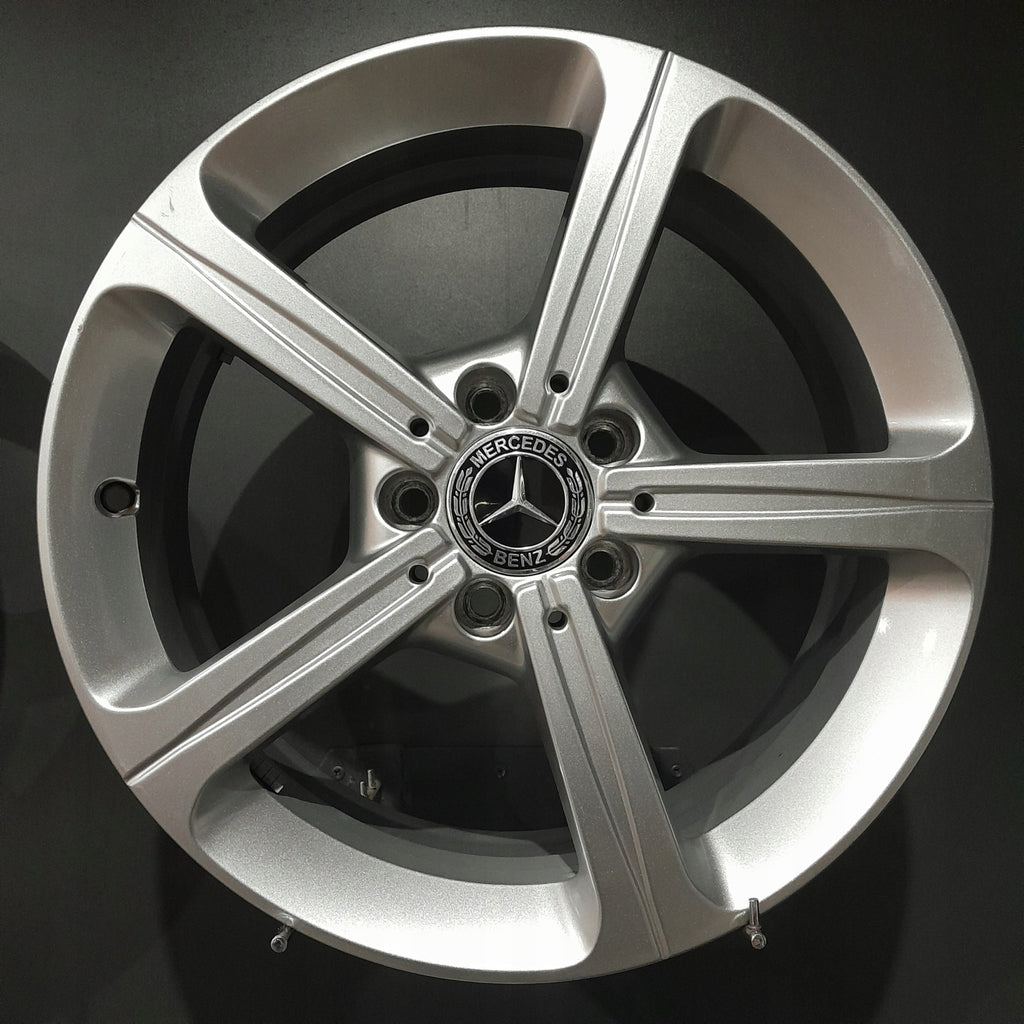 4x Alufelge 17 Zoll 6.5" 5x112 44ET Glanz Silber A1774011200 Mercedes-Benz W177 FEL2954822553kf