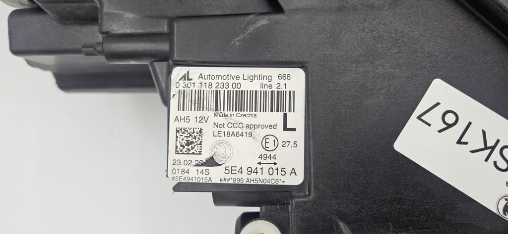 Frontscheinwerfer Skoda Octavia I 5E4941015A LED Links Scheinwerfer Headlight SCH3660683170ua