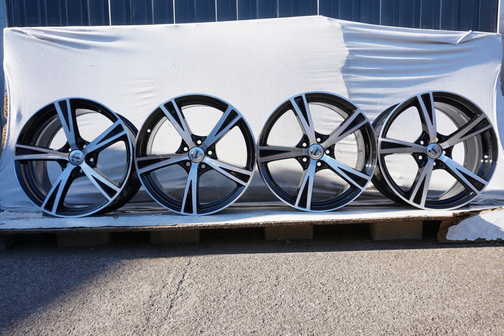 4x Alufelge 18 Zoll 8.0" 5x108 42 5ET Glanz Silber 31423515 Volvo Rim Wheel FEL7594742569mi