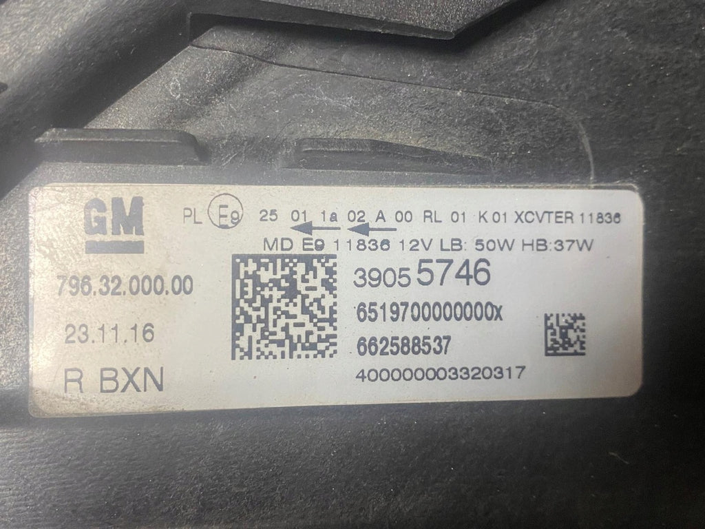 Frontscheinwerfer Opel Astra K 39055746 Full LED Rechts Scheinwerfer Headlight SCH8479146884ag