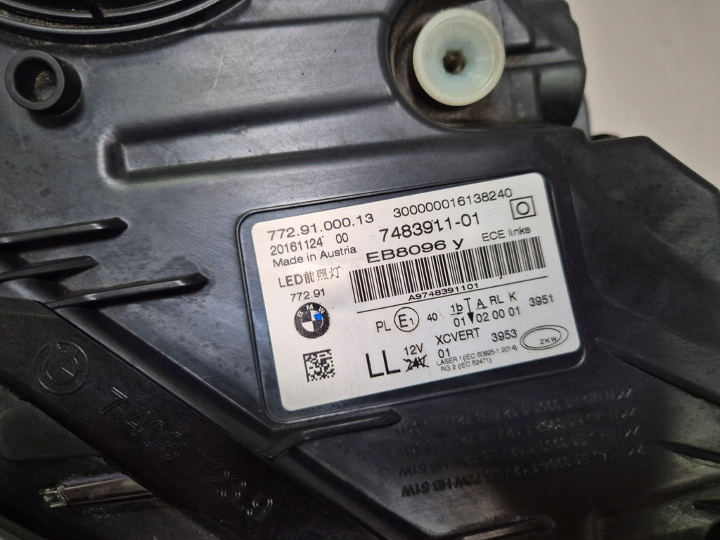 Frontscheinwerfer BMW 7 G11 G12 7483911-01 Laser Links Scheinwerfer Headlight SCH2233645989tp