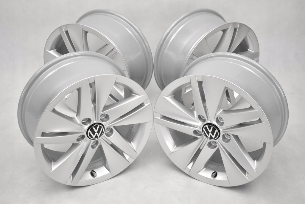 4x Alufelge 16 Zoll 7.0" 5x112 48ET Glanz Silber 5H0601025 VW Golf Rim Wheel FEL2988622665qi
