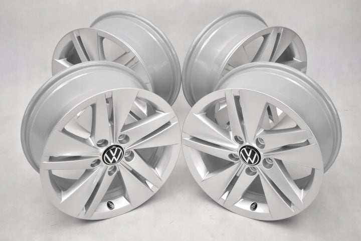 4x Alufelge 16 Zoll 7.0" 5x112 48ET Glanz Silber 5H0601025 VW Golf Rim Wheel FEL2988622665qi