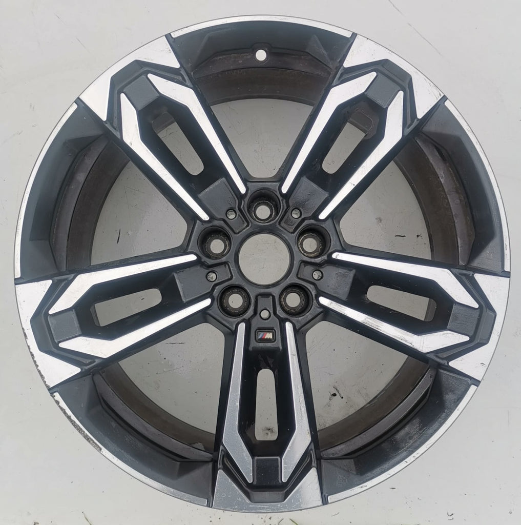 1x Alufelge 19 Zoll 8.0" 5x112 46ET Glanz Schwarz 6898051 BMW X1 Rim Wheel FEL4373908048fn
