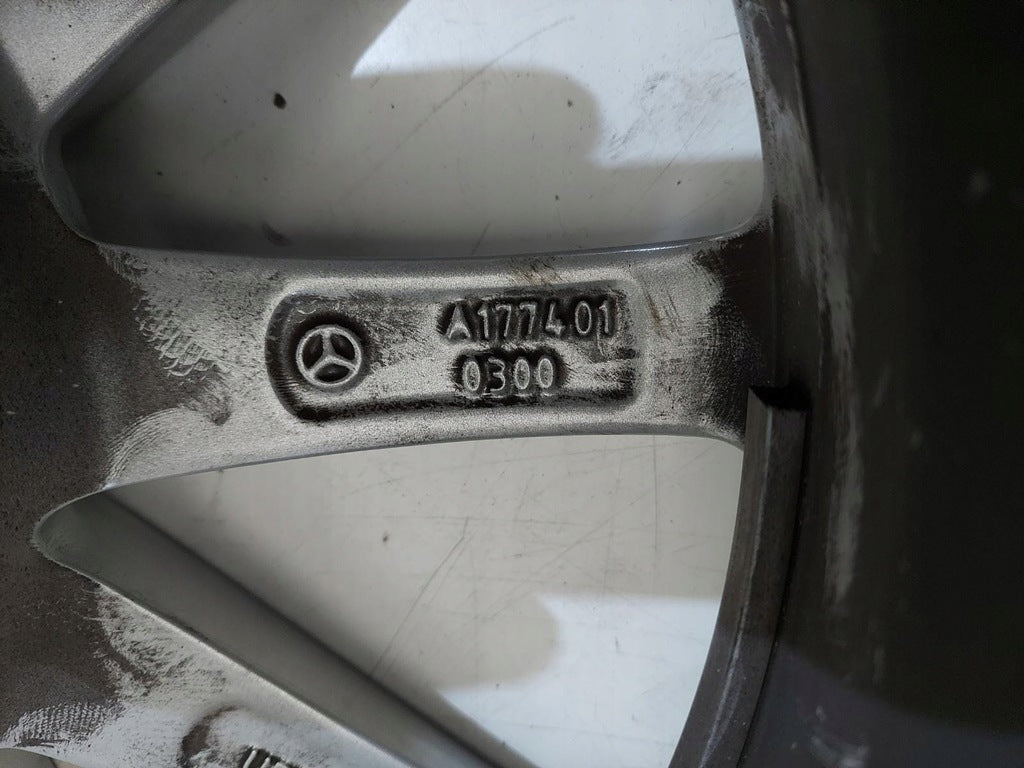 4x Alufelge 17 Zoll 6.5" 5x112 44ET Glanz Silber A1774010300 Mercedes-Benz FEL3609406657qa