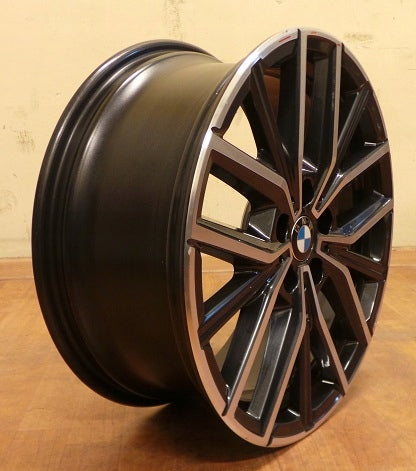 1x Alufelge 18 Zoll 7.5" 5x112 50ET Glanz Schwarz 6891179 BMW 2 F45 U06 Mg FEL9792130489lb