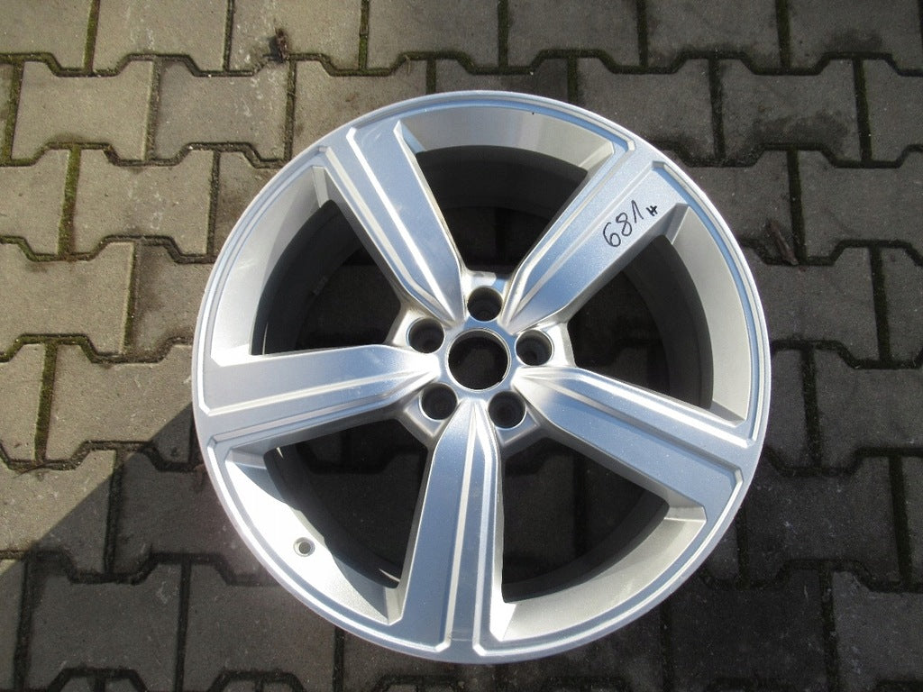 1x Alufelge 20 Zoll 9.0" 5x112 38ET Glanz Silber 4KE601025 Audi E Tron Rim Wheel FEL9614323186aa