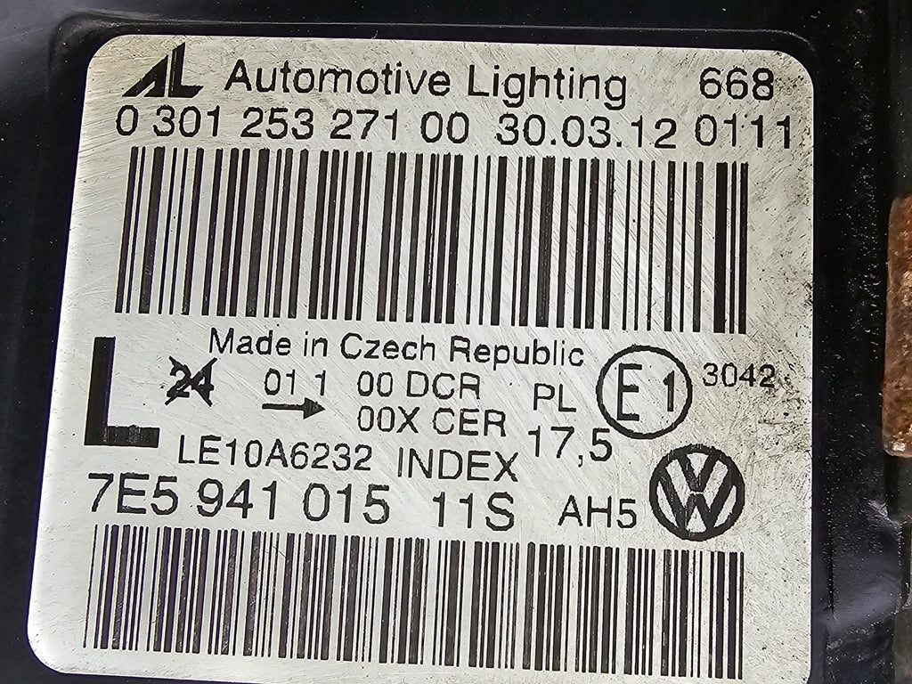 Frontscheinwerfer VW T5 7E5941015 Bi-Xenon Links Scheinwerfer Headlight SCH6593025502ub