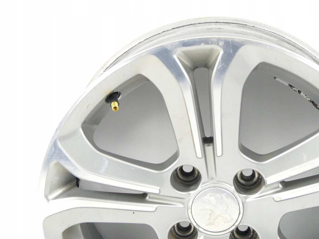 1x Alufelge 16 Zoll 6.0" 4x108 23ET Rot 9673773677 Peugeot 208 I Rim Wheel FEL8515766728hf