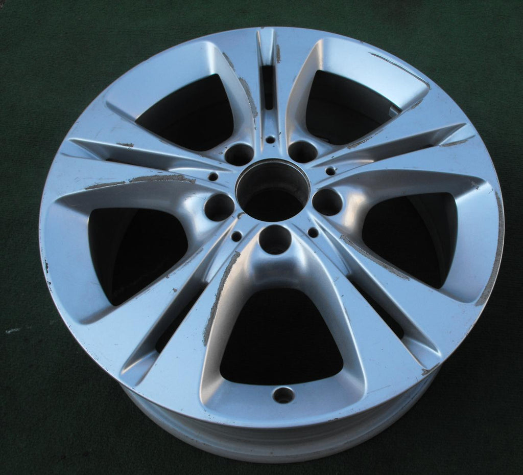 1x Alufelge 17 Zoll 7.0" 5x112 48ET Glanz Silber A2054014300 Mercedes-Benz