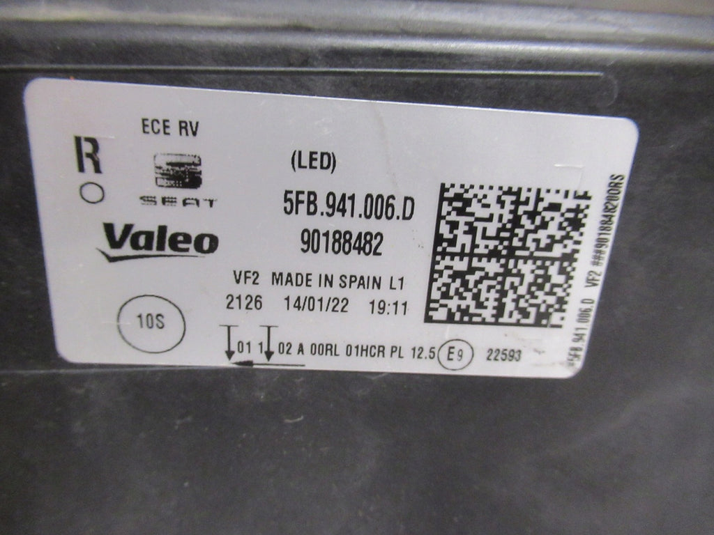 Frontscheinwerfer Seat Leon 5FB941006D Full LED Rechts Scheinwerfer Headlight