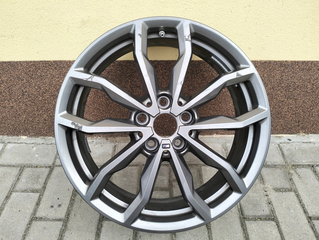 1x Alufelge 18 Zoll 6.5" 5x112 41ET Glanz Grau 6877550 BMW X2 F39 X1 F48 FEL1360831331rk
