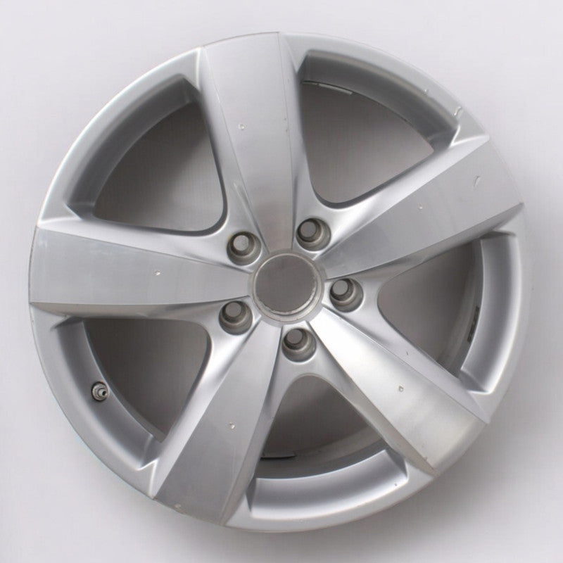 1x Alufelge 17 Zoll 6.5" 5x112 33ET Silber 5N0601025AG Vw Rim Wheel