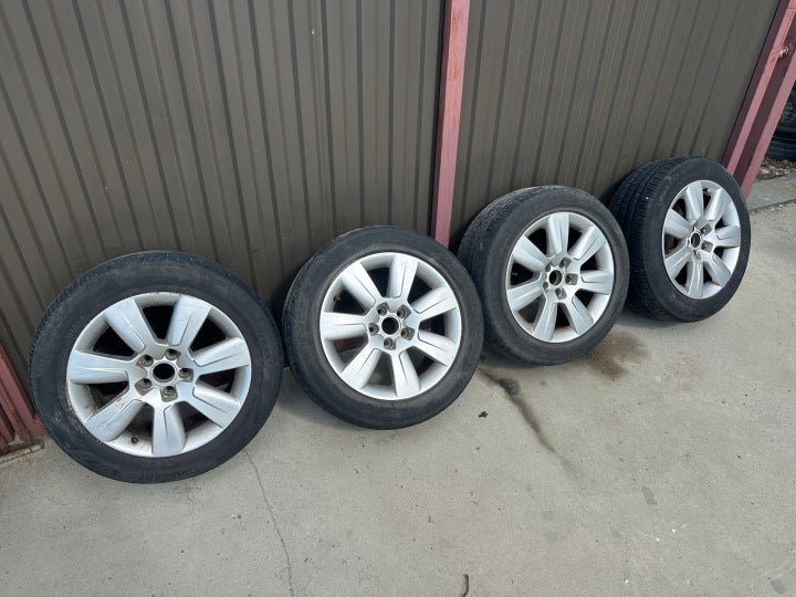 4x Alufelge 17 Zoll 8.0" 5x112 38ET Glanz Silber 4F0601025BM Audi A6 C6 Allroad FEL9811345445cb