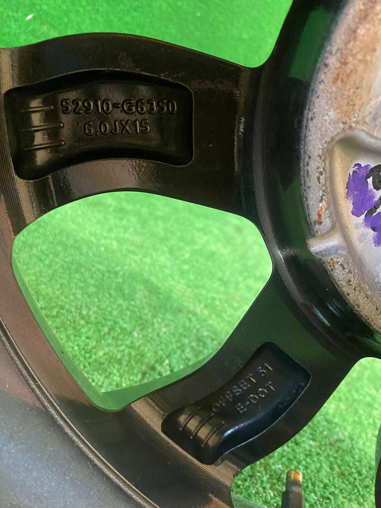 1x Alufelge 15 Zoll 52910-G6350 Kia Picanto Rim Wheel