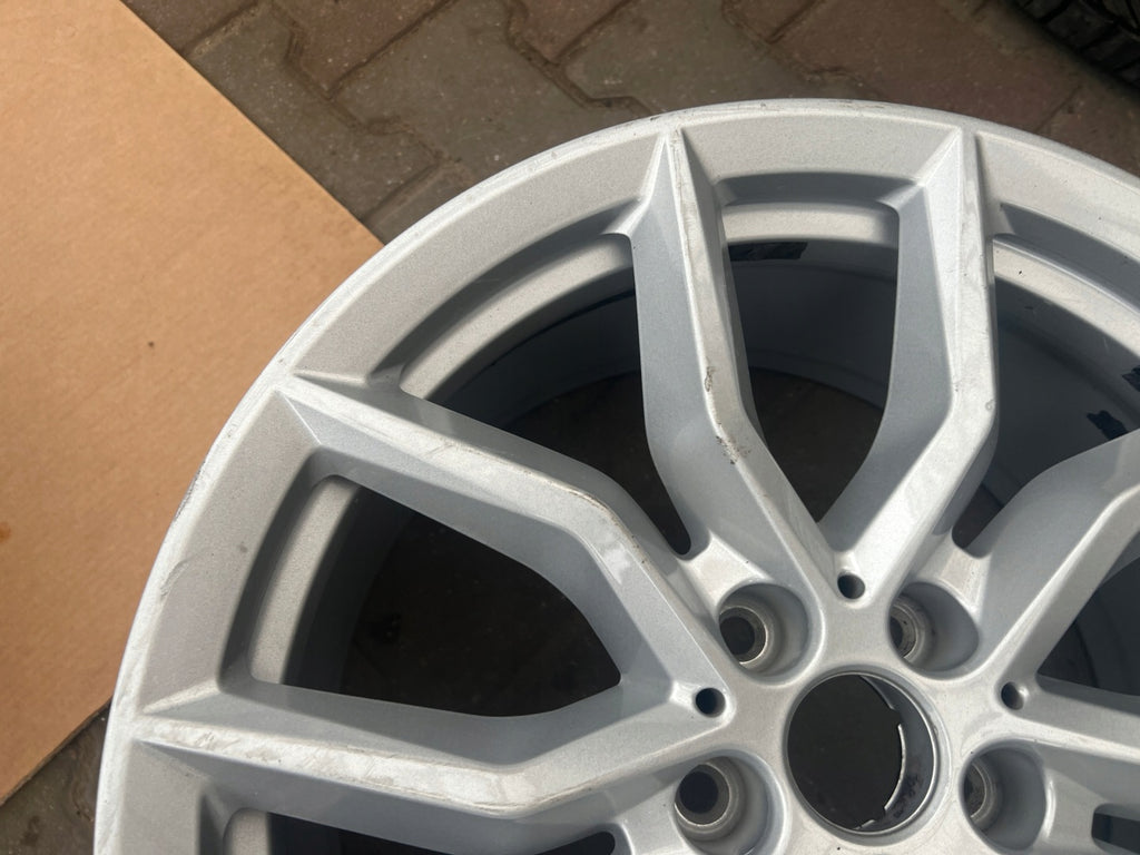1x Alufelge 19 Zoll 9.0" 5x112 38ET Glanz Silber 6880685 BMW G05 Rim Wheel FEL7310047095um