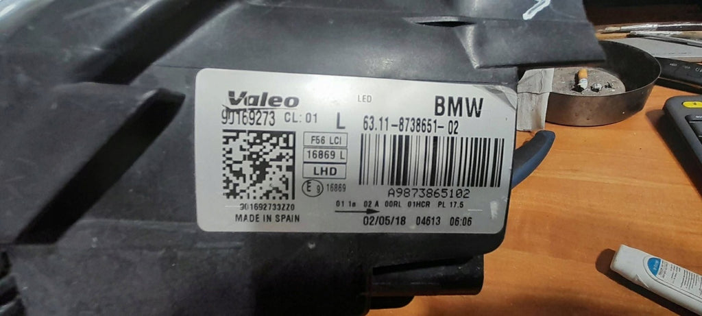Frontscheinwerfer Mini F57 F56 F55 8738651-02 Links Scheinwerfer Headlight SCH2337639680sf
