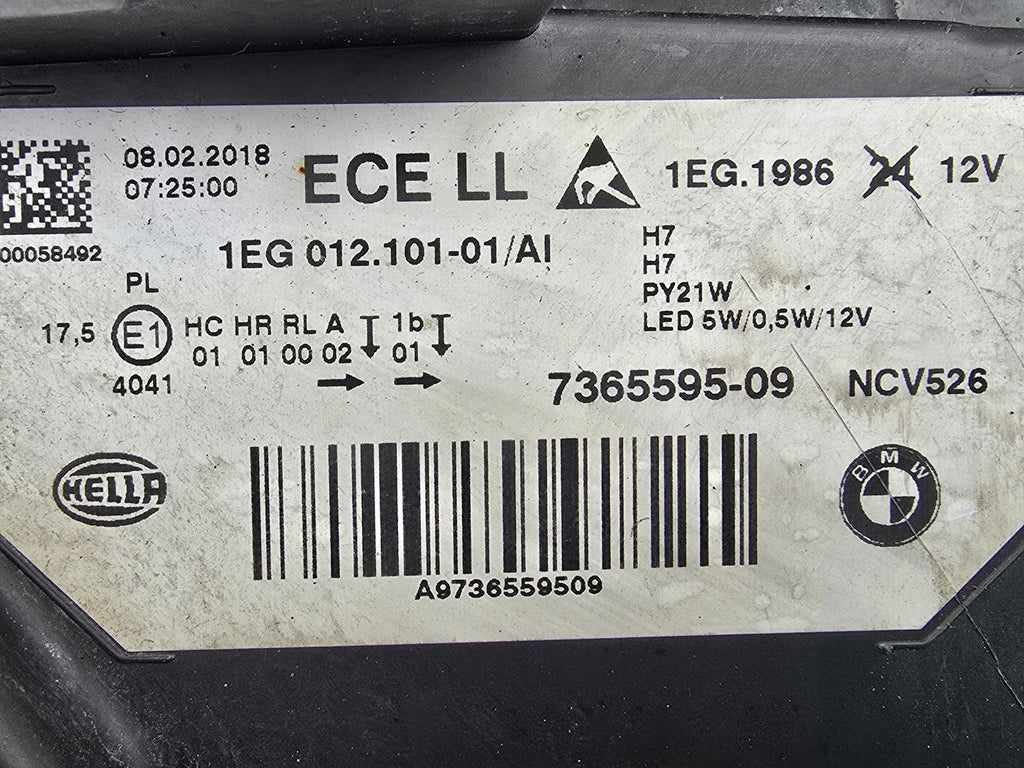 Frontscheinwerfer BMW 3 F30 F31 1EG012101-01 LED Ein Stück (Rechts oder Links) SCH7305462808nf