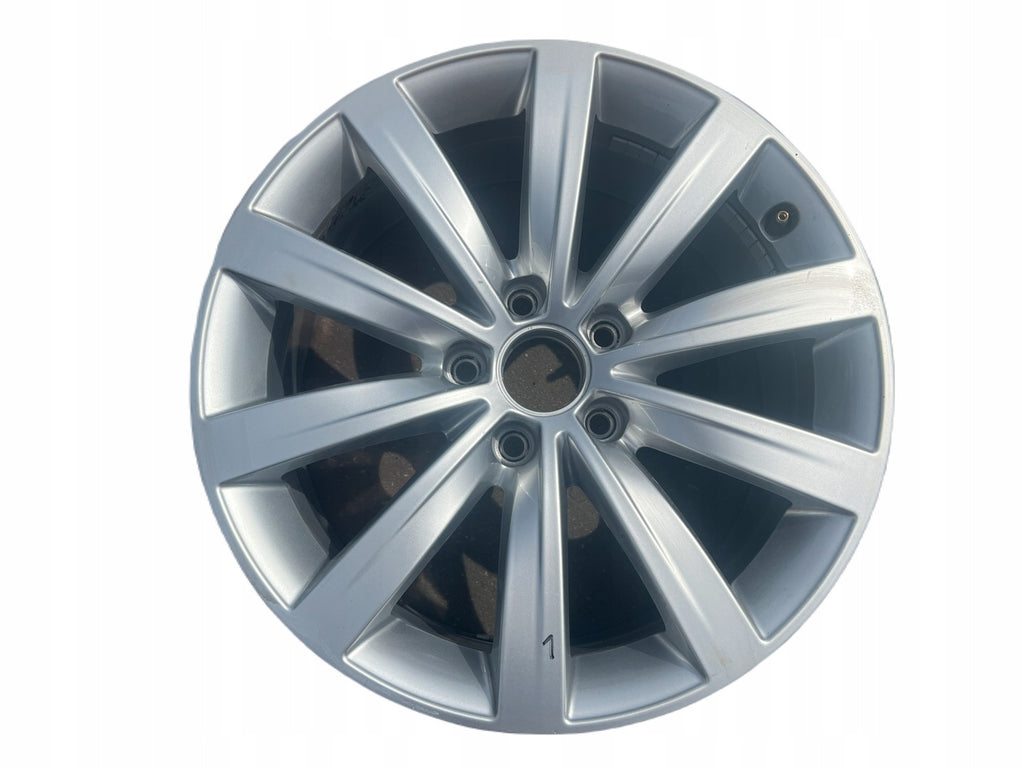 1x Alufelge 17 Zoll 7.0" 5x112 39ET 7N0601025C Vw Rim Wheel