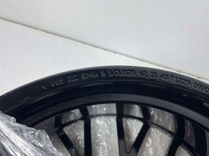 1x Alufelge 20 Zoll 8.5" 5x112 40ET Glanz Schwarz 6885312 BMW 3 G21 G20 FEL1208438197vw