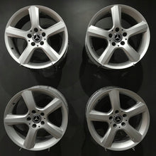 Load image into Gallery viewer, 4x Alufelge 17 Zoll 7.5" 5x112 42ET Silber A1724013602 Mercedes-Benz Slk R172 FEL2198448431lr