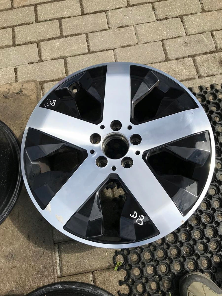 1x Alufelge 18 Zoll 7.5" 5x112 53ET Glanz Grau A2474012800 Mercedes-Benz W247