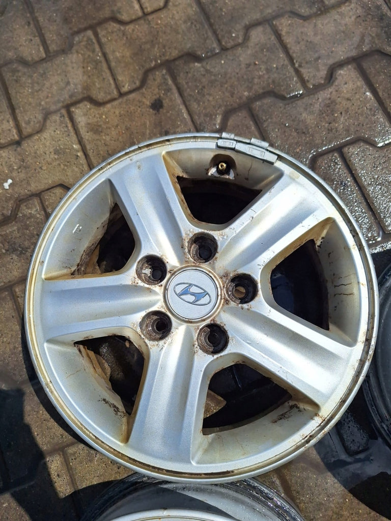 4x Alufelge 15 Zoll 5.5" 5x114.3 Hyundai I30 Rim Wheel FEL5871484611js