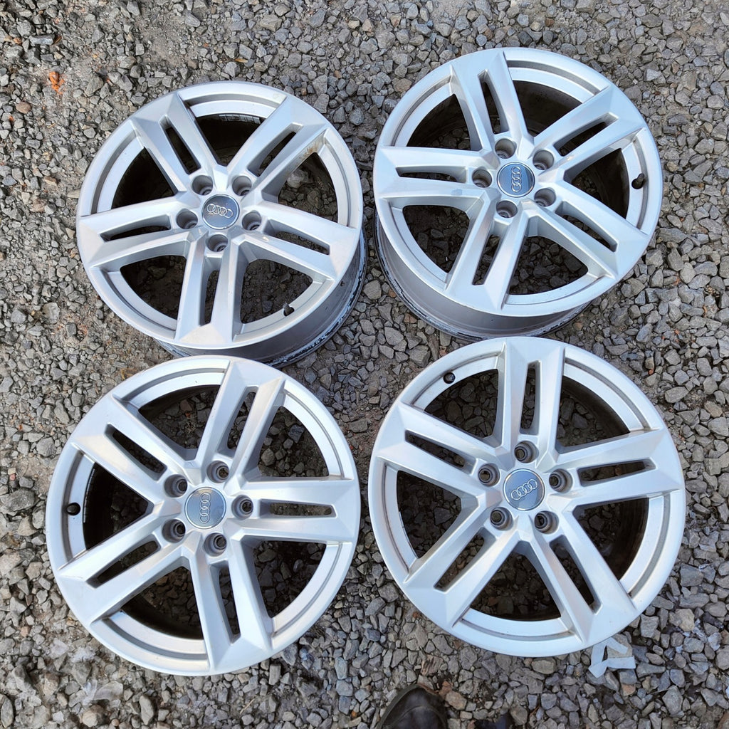 4x Alufelge 17 Zoll 7.0" 5x112 42ET Glanz Silber 8W0601025P Audi A4 B8 Rim Wheel FEL6387461937sy